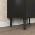 Mid-Century Modern 6-Drawer Dresser with Tapered Legs – Bedroom Storage