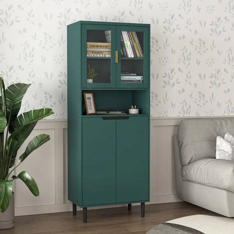 Mid-Century Modern 6-Drawer Dresser with Tapered Legs – Bedroom Storage