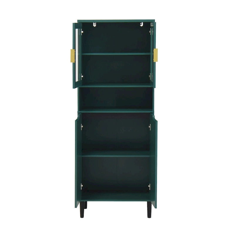 Mid-Century Modern 6-Drawer Dresser with Tapered Legs – Bedroom Storage