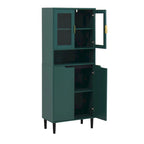 Mid-Century Modern 6-Drawer Dresser with Tapered Legs – Bedroom Storage