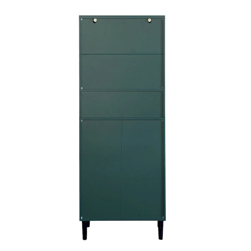 Mid-Century Modern 6-Drawer Dresser with Tapered Legs – Bedroom Storage